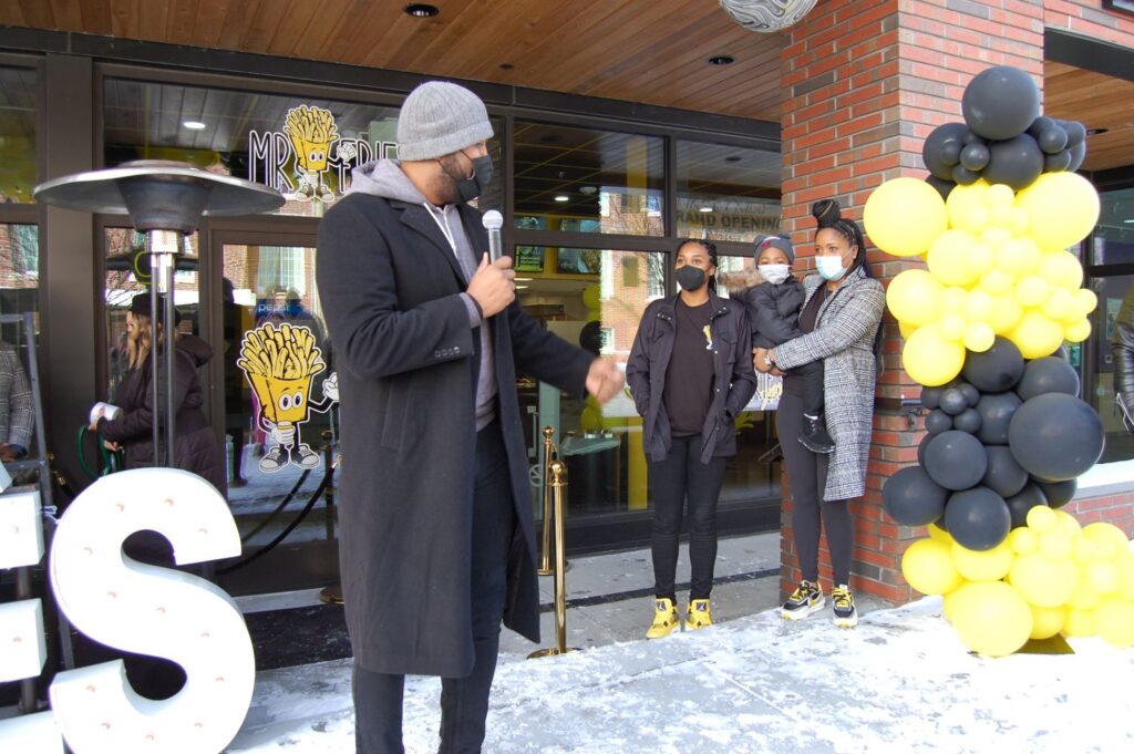 Mr Fries Man Durham Ribbon Cutting and Grand Opening