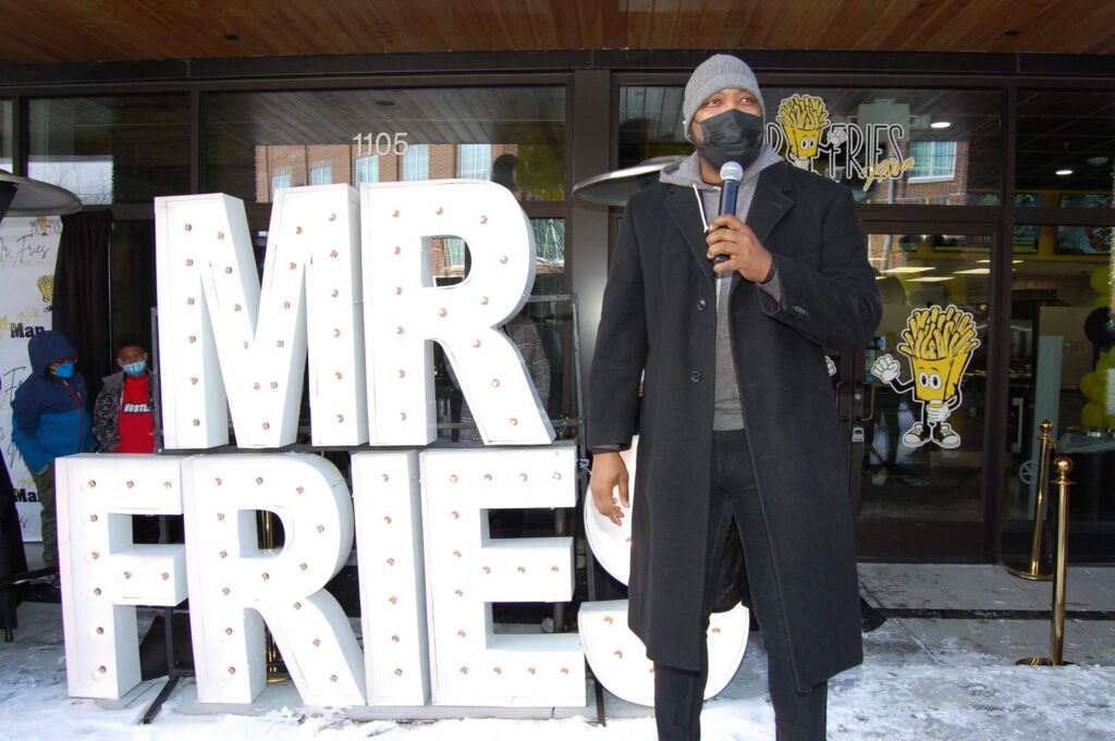Mr Fries Man Durham Ribbon Cutting and Grand Opening