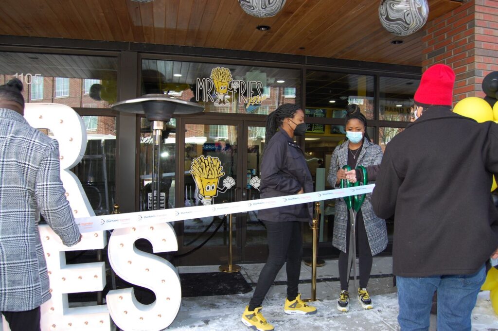 Mr Fries Man Durham Ribbon Cutting and Grand Opening