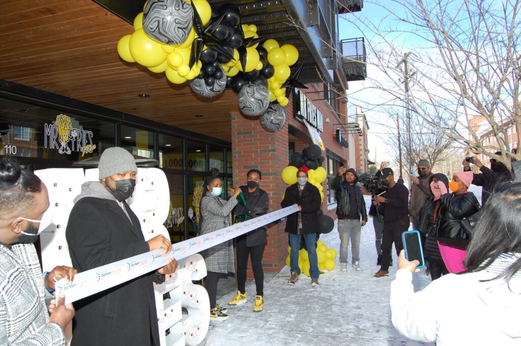Mr Fries Man Durham Ribbon Cutting and Grand Opening