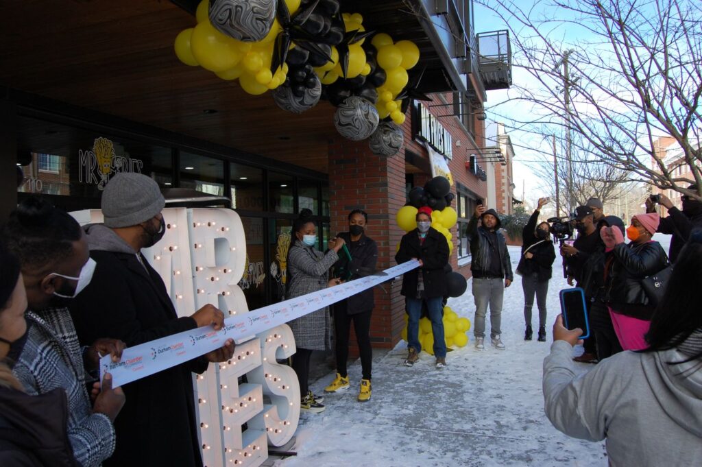Mr Fries Man Durham Ribbon Cutting and Grand Opening