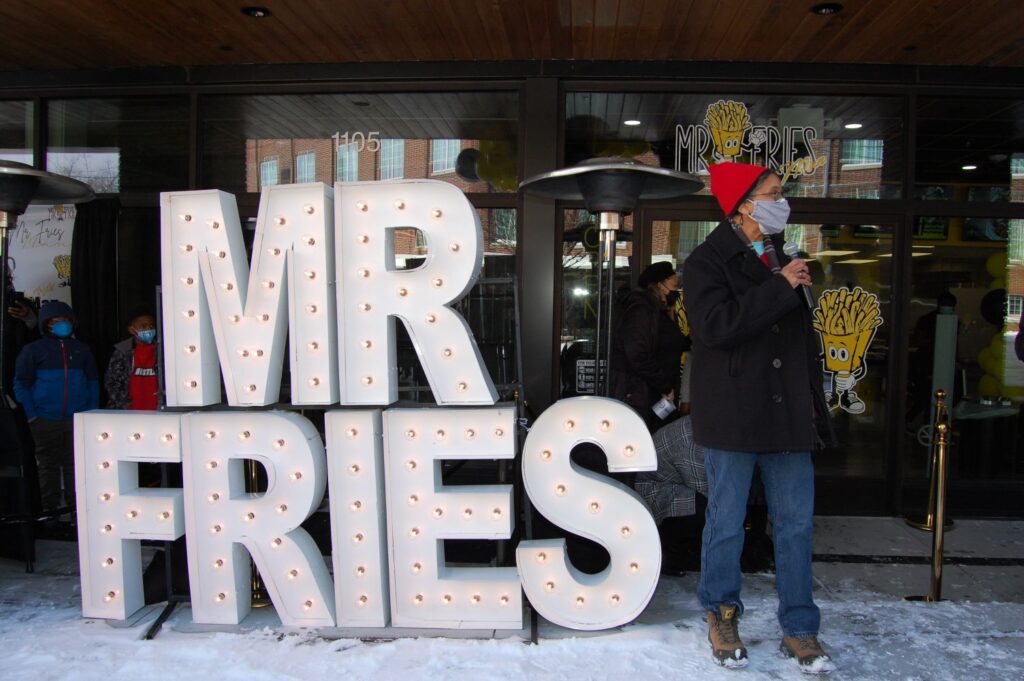 Mr Fries Man Durham Ribbon Cutting and Grand Opening