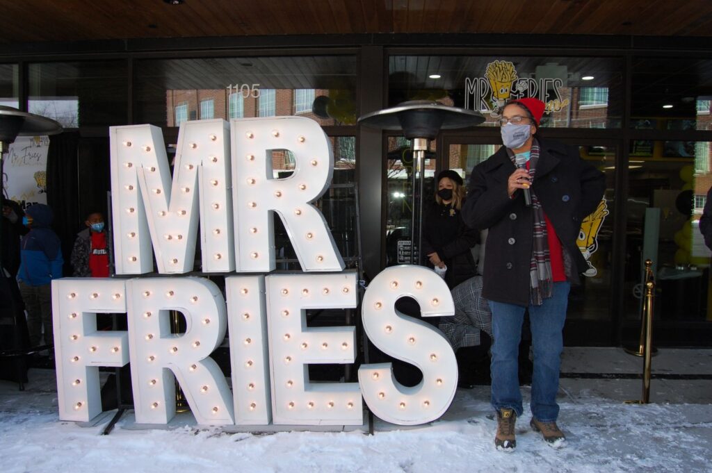 Mr Fries Man Durham Ribbon Cutting and Grand Opening