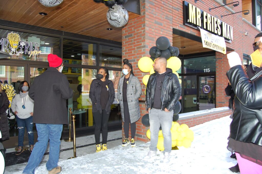 Mr Fries Man Durham Ribbon Cutting and Grand Opening