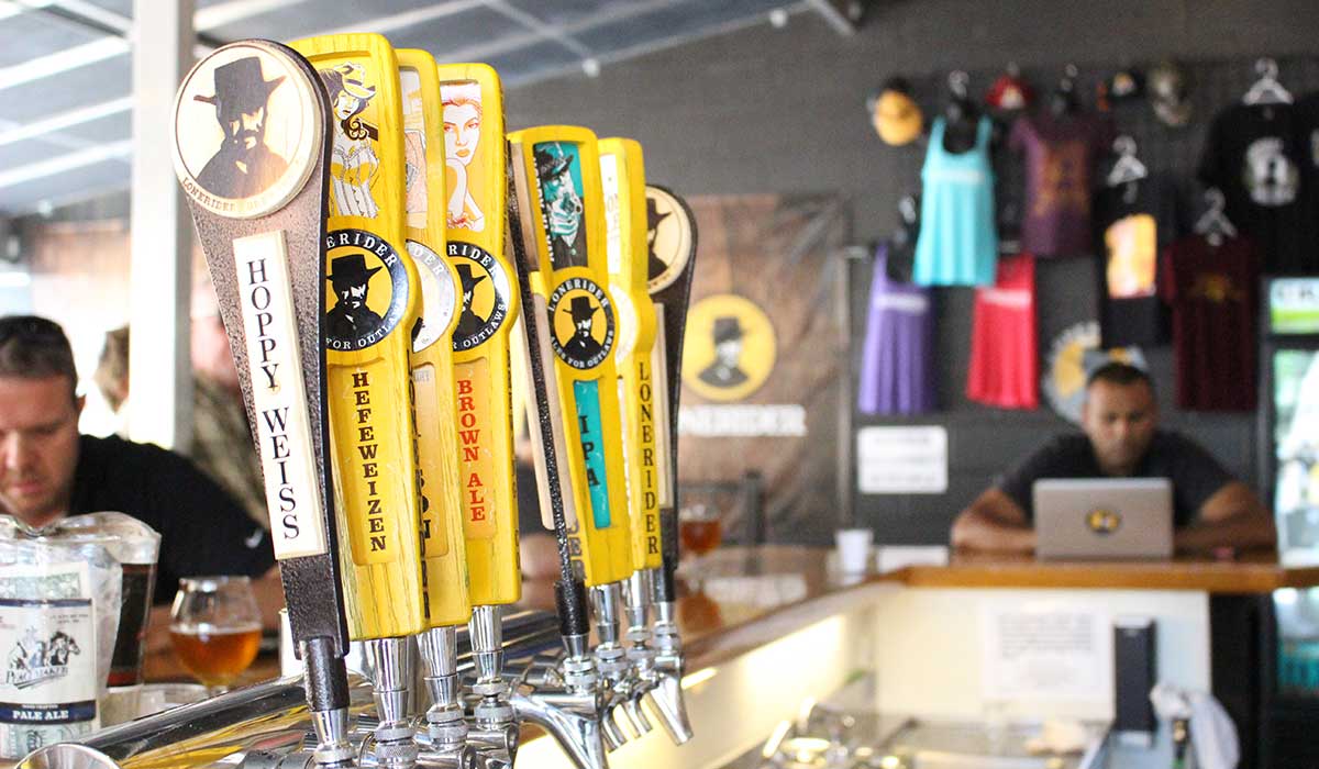 Lonerider Brewing Bar Taps